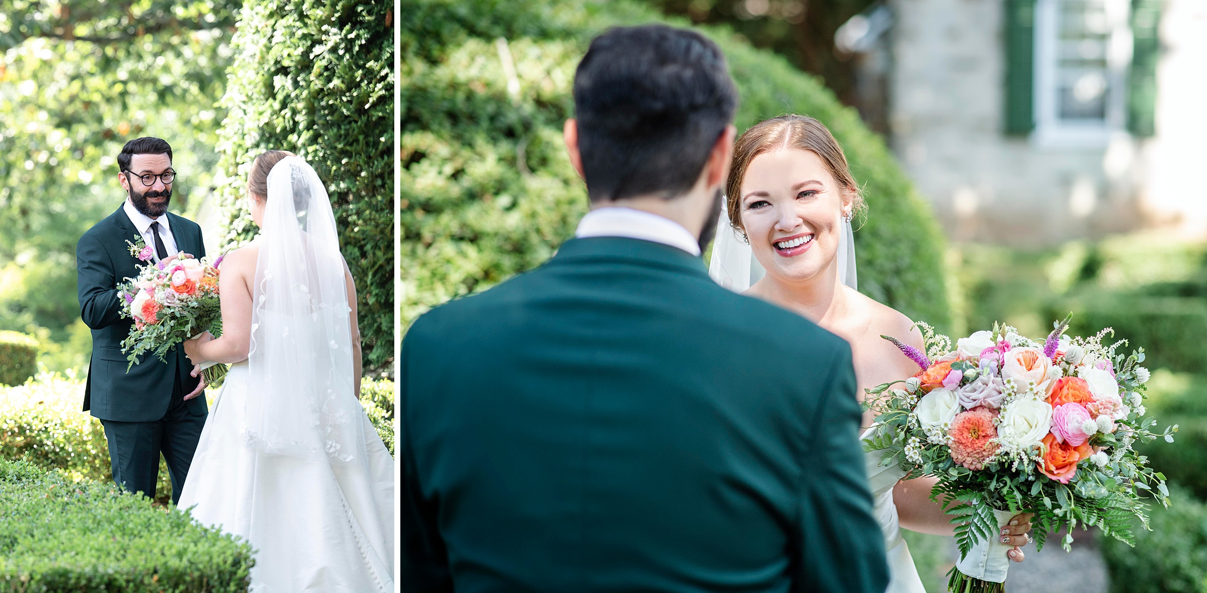 Dreamy & Vibrant Wedding at Appleford Estate | first look