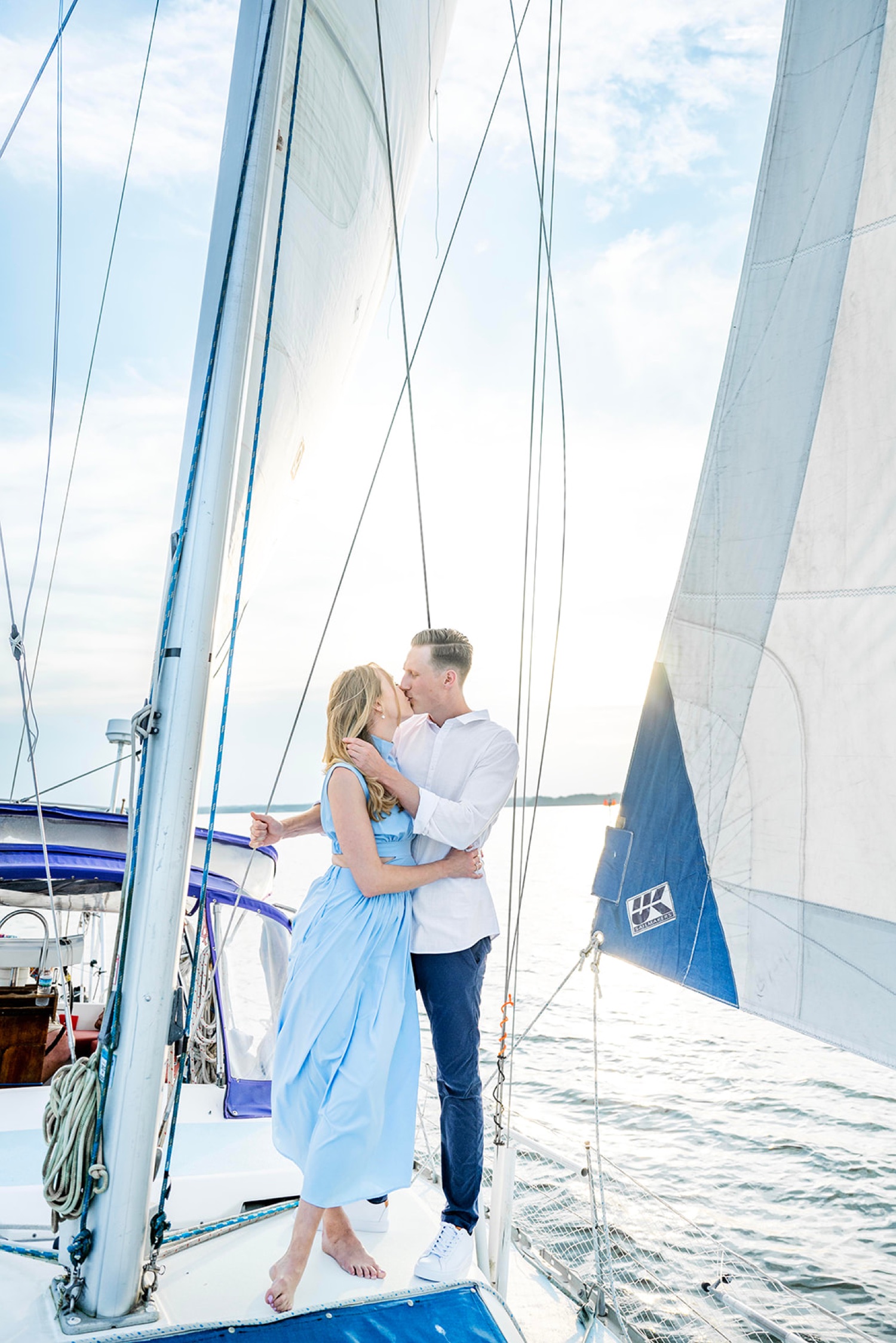 Sailboat Engagement Session in Annapolis, Maryland | Philadelphia Wedding Photographer