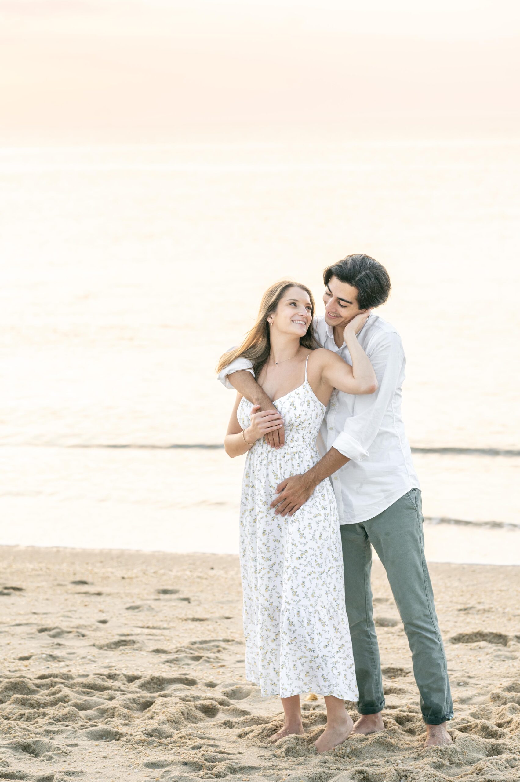 Cape May New Jersey Beach Engagement Photos