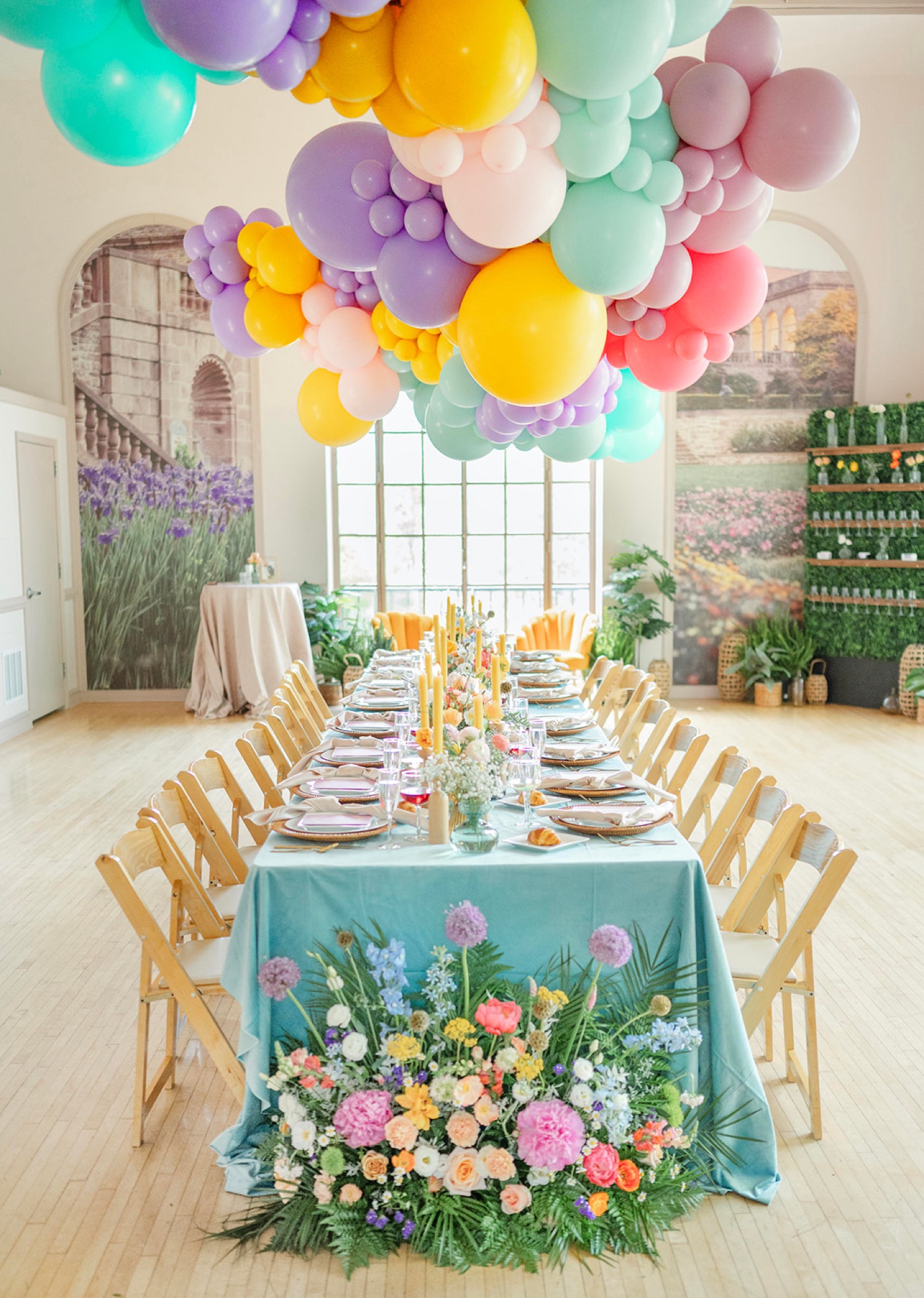 Tyler Gardens Wedding Reception Decor