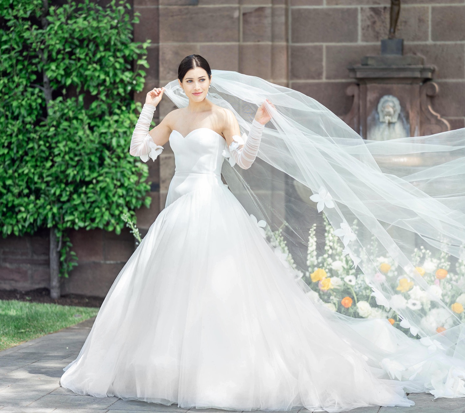 Bridal Portraits at Tyler Gardens