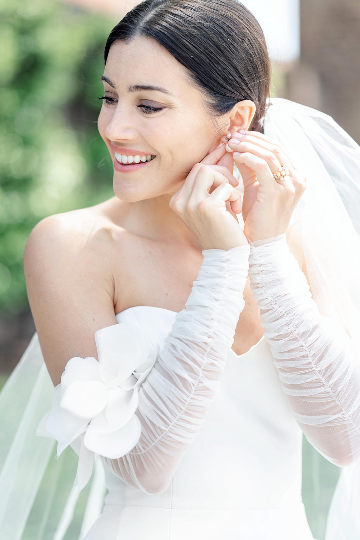 Bridal Portraits at Tyler Gardens