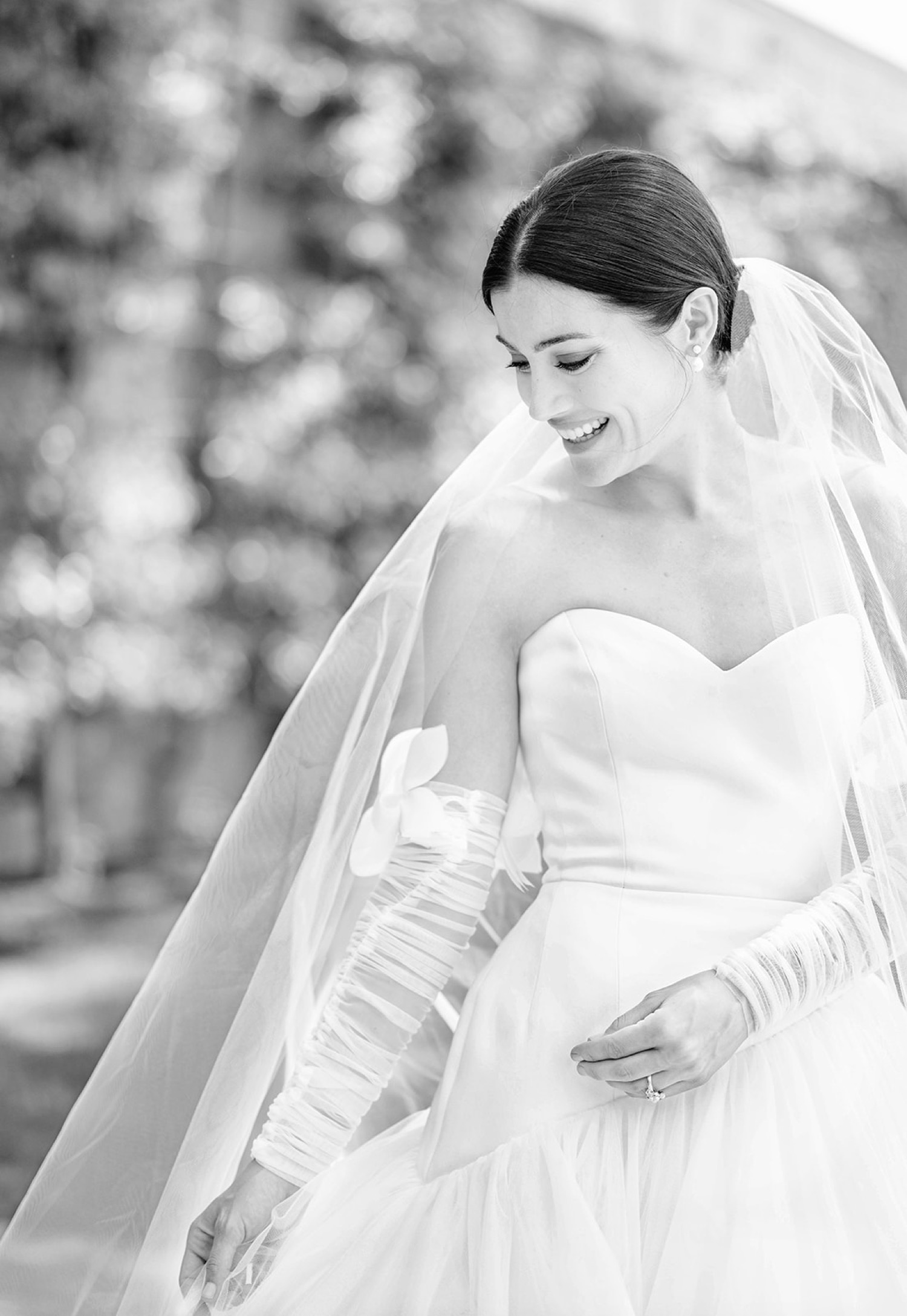 Bridal Portraits at Tyler Gardens