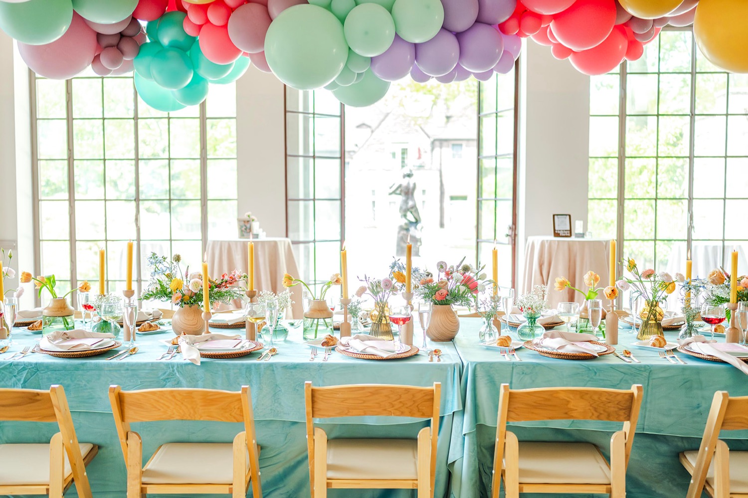 Tyler Gardens Wedding Reception Decor