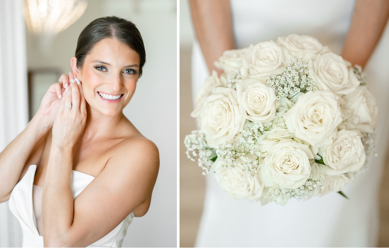 Bride Getting Ready at Linwood Country Club