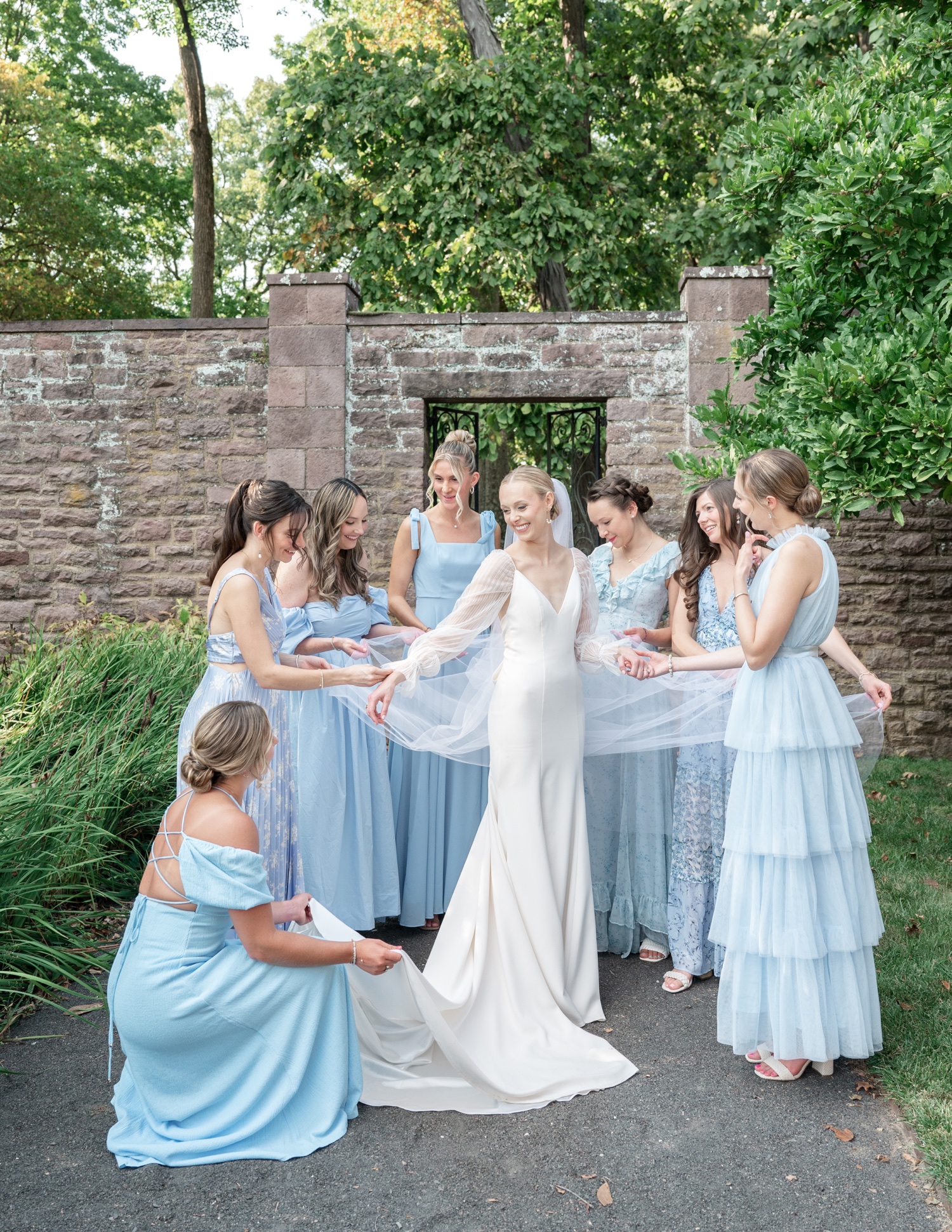 Bridesmaids Photos at Tyler Gardens