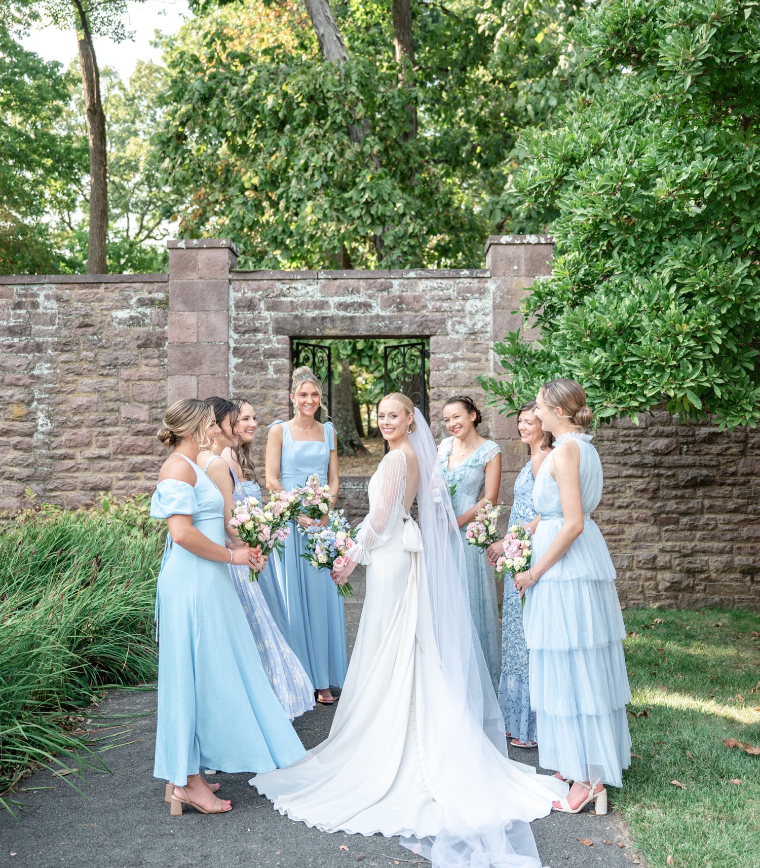 Bridesmaids Photos at Tyler Gardens