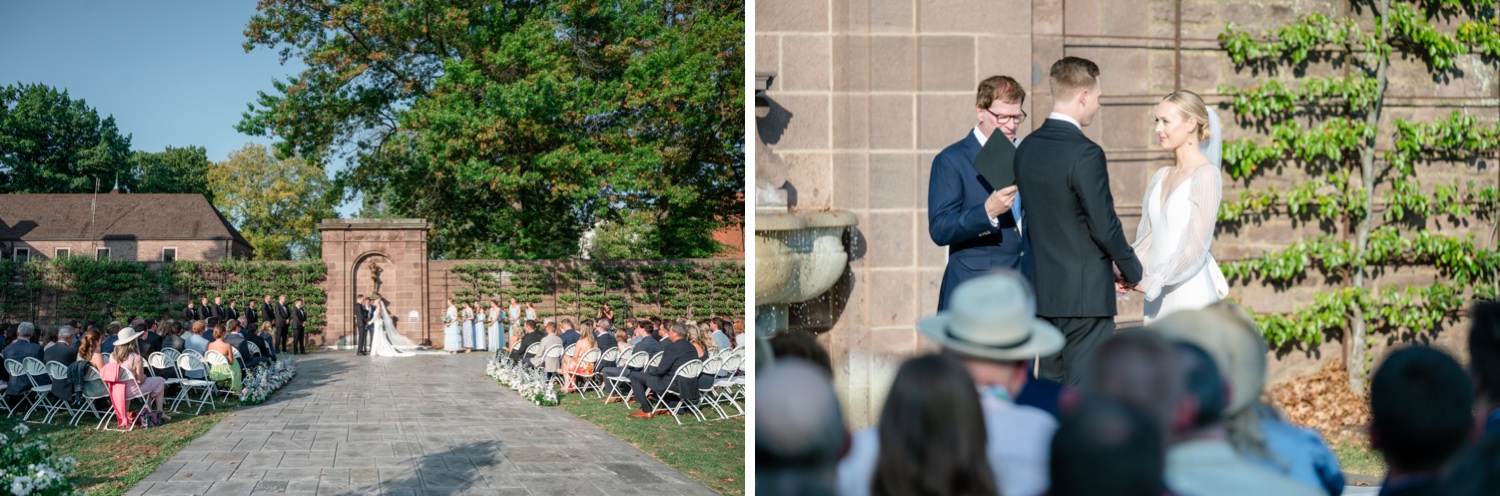 Outdoor Garden Wedding Ceremony