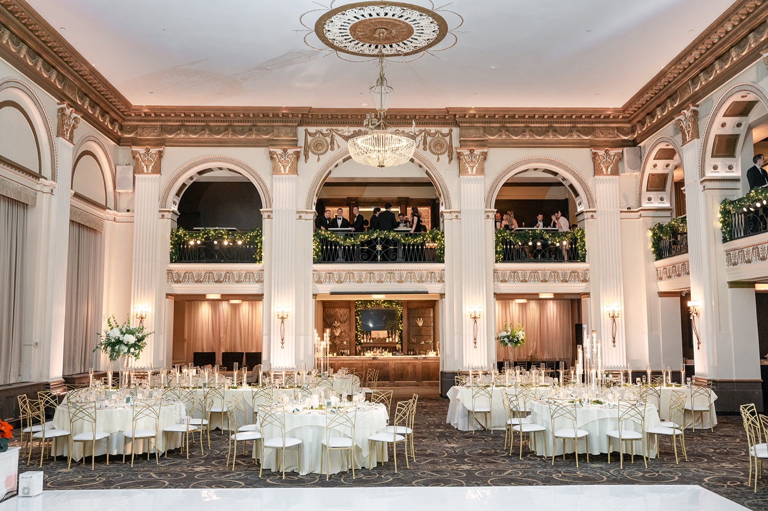 Ballroom at The Ben Wedding Reception