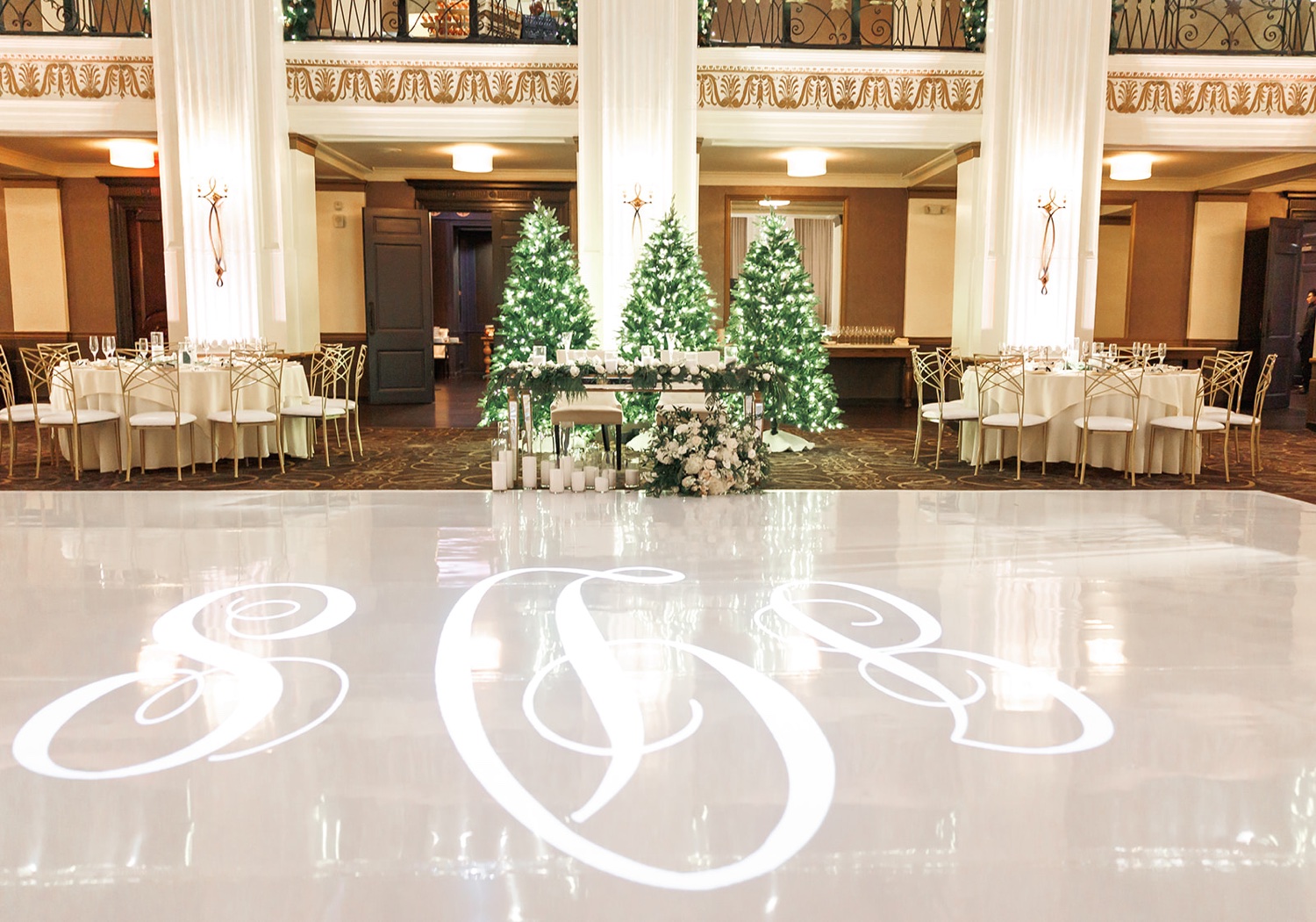 Ballroom at The Ben Wedding Reception