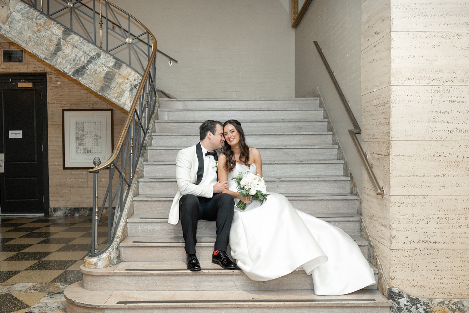 Ballroom at The Ben Wedding Portraits