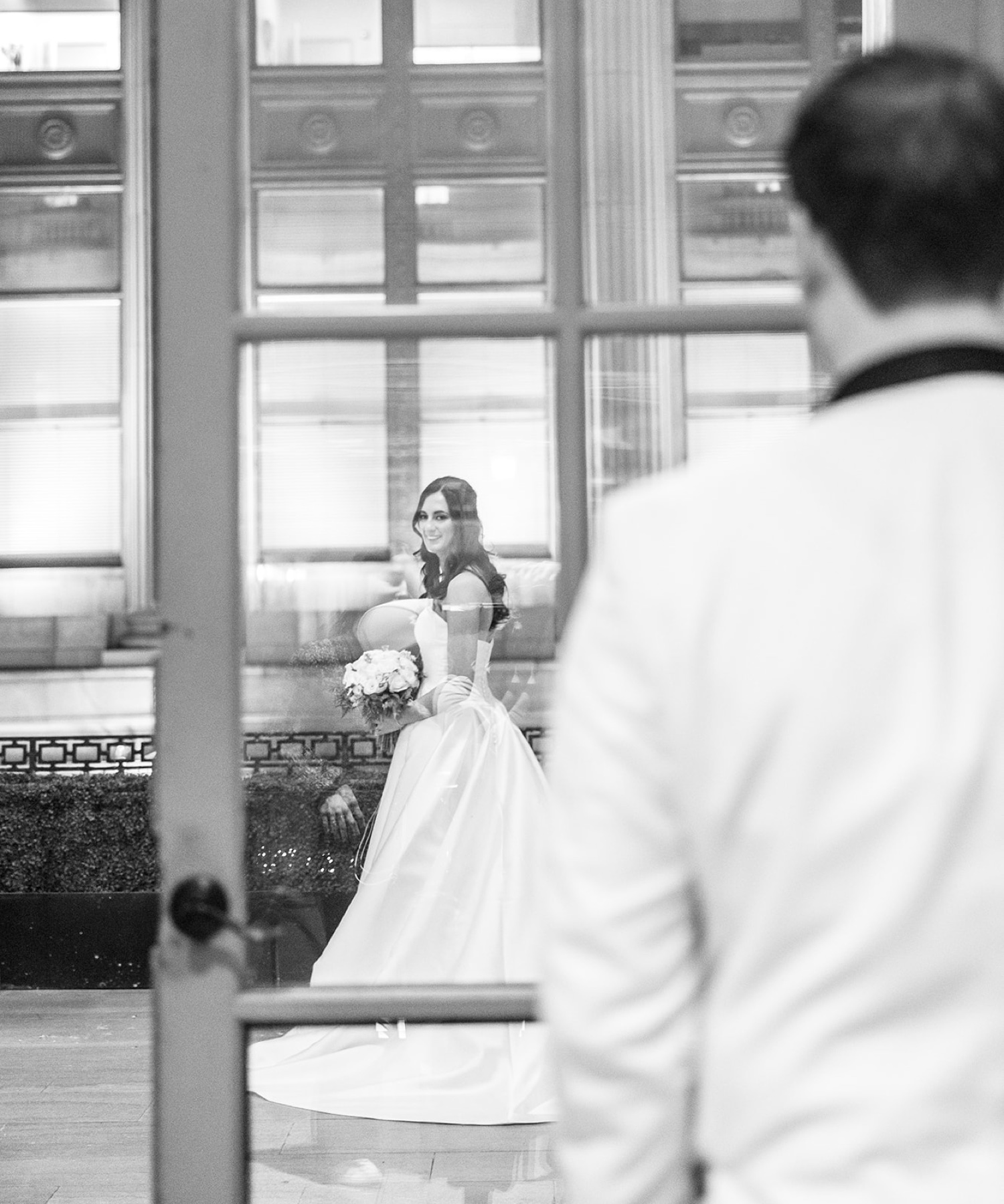 Ballroom at The Ben Wedding Portraits