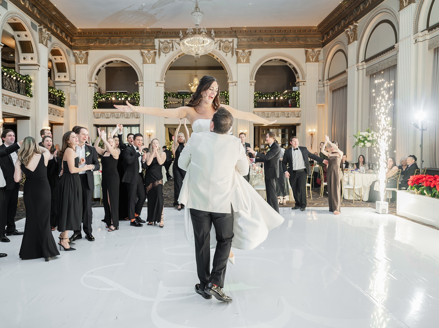 Ballroom at The Ben Wedding Portraits