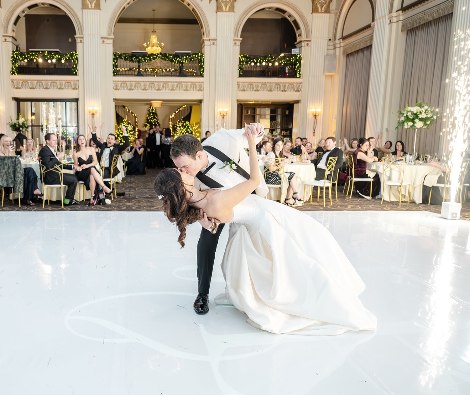 Ballroom at The Ben Wedding Portraits