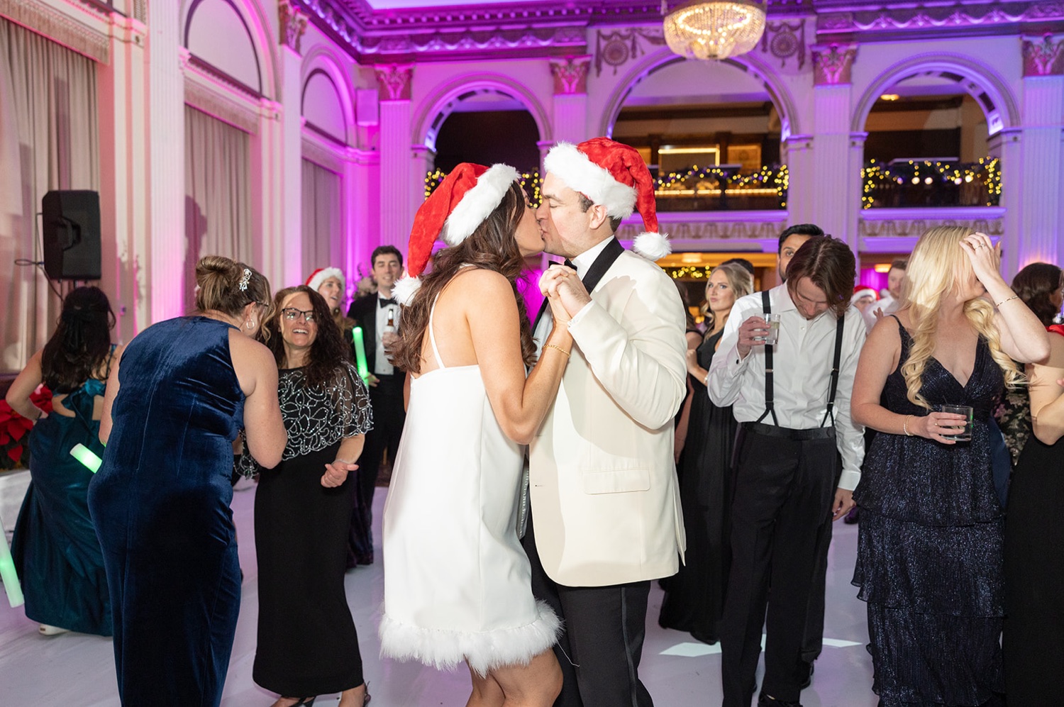 Ballroom at The Ben Wedding Portraits